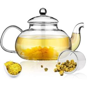 8 oz Glass Teapot with Detachable Infuser