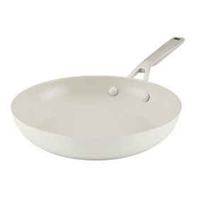 Hard Anodized 10 Inch Ceramic Nonstick Frying Pan, Oven Safe to 500°F, Porcelain White