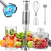 TENKER Hand Blender, 5 in 1 Multi-Purpose Immersion Blender set, 1100 watts 12 Adjustable Speed Stick Blender, 600ml Beaker