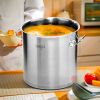 SOGA 50L Top Grade Thick Stainless Steel Stock Pot 18/10