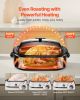 VEVOR Roaster Oven, 18QT Electric Roaster Oven, 150-450 F Adjustable Temp Electric Roasting Pan