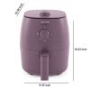 2.2 Qt Air Fryer, Enchanting Purple, Auto Shutoff