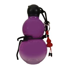 Gourd Style Water Bottle PC 800ml Insulated Chinese Retro Portable Sports Water Bottle For Men Women Purple (Option: default)