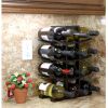 12-Bottle Wine Rack Finish Bamboo