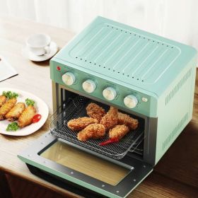 Modern Space Saving Countertop Kitchen Convection Toaster Oven Air Fryer (Color: Teal)