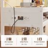Modern Industrial Kitchen Baker's Rack with Multi-Color LED Lights