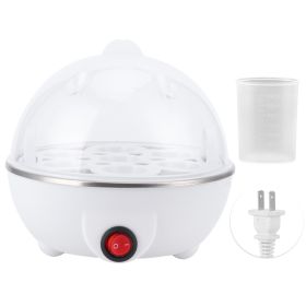 Electric Eggs Boiler Multifunctional Mini Eggs Cooker Steamer Poacher For Kitchen UseUS Plug 110V (Option: default)